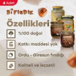 Ballı Fındık Ezmesi 250 G Sütlü Fındık Kreması 400 G Kakaolu Fındık Kreması 400 G Fındık Ezmesi 350 G