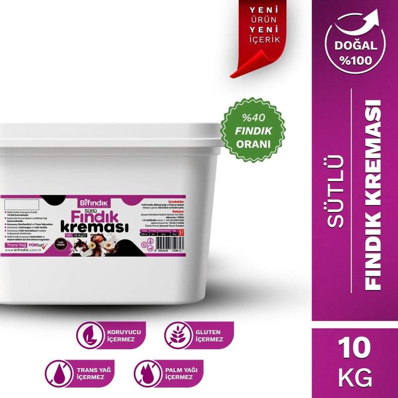 Sütlü fındık kreması 10 kg