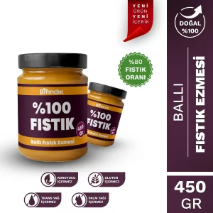 Ballı fıstık ezmesi 450 gr