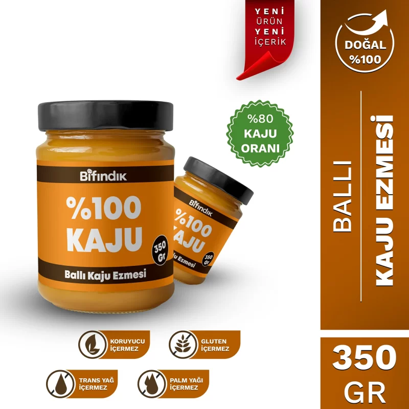 Ballı kaju ezmesi 350 gr