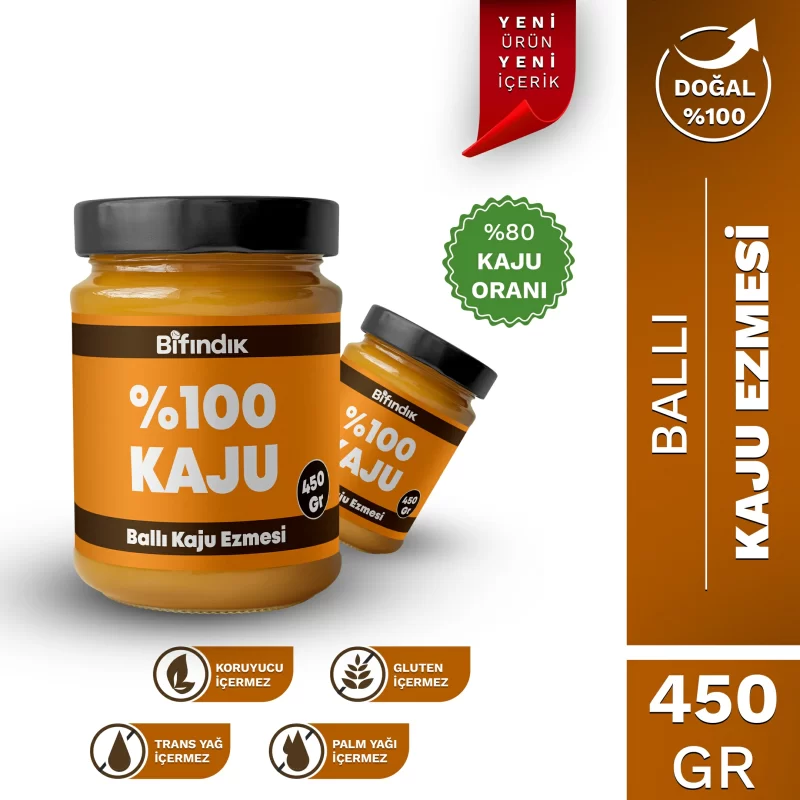 Ballı kaju ezmesi 450 gr