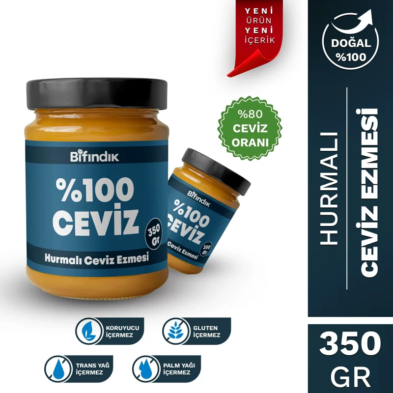 Hurmalı ceviz ezmesi 350 gr