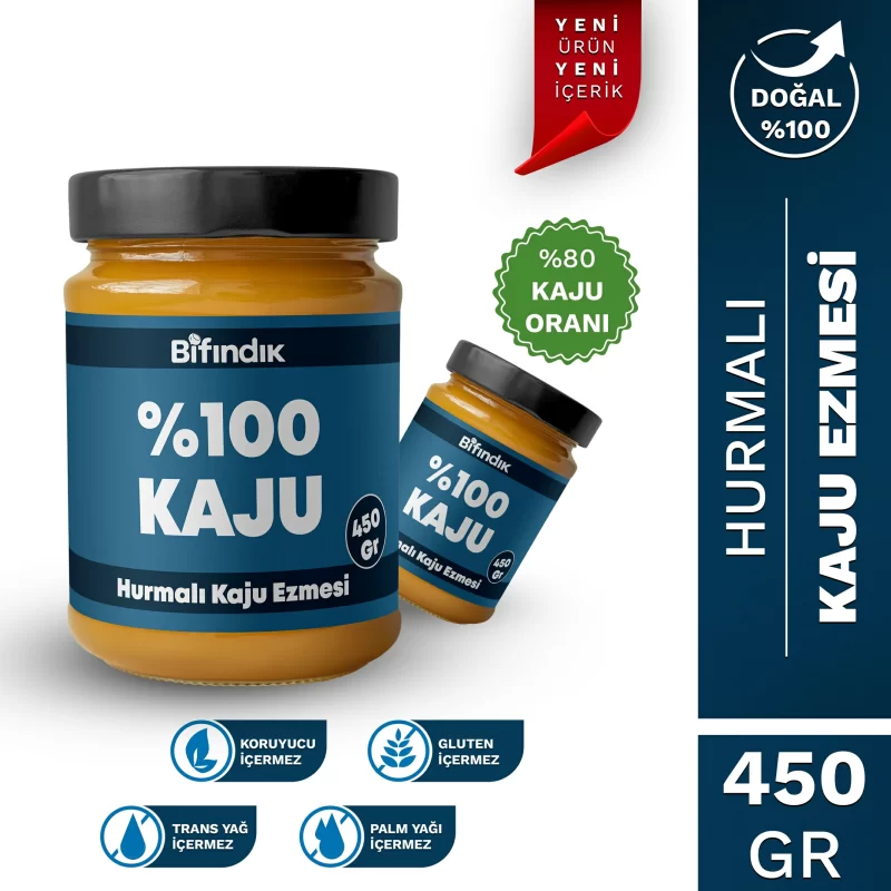 Hurmalı kaju ezmesi 450 gr