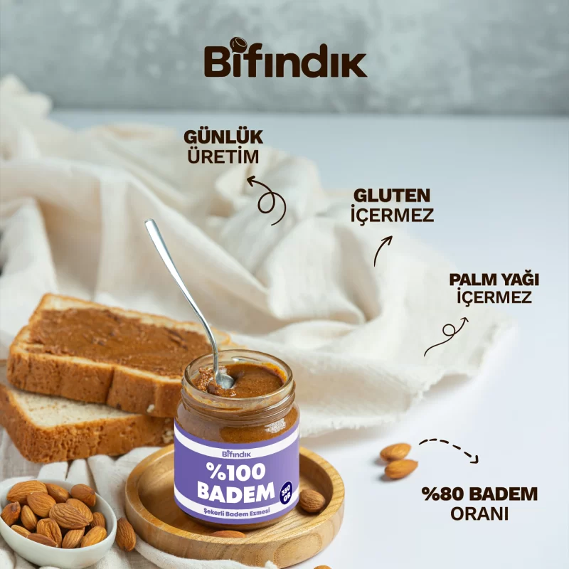 Şekerli Badem Ezmesi 350 gr