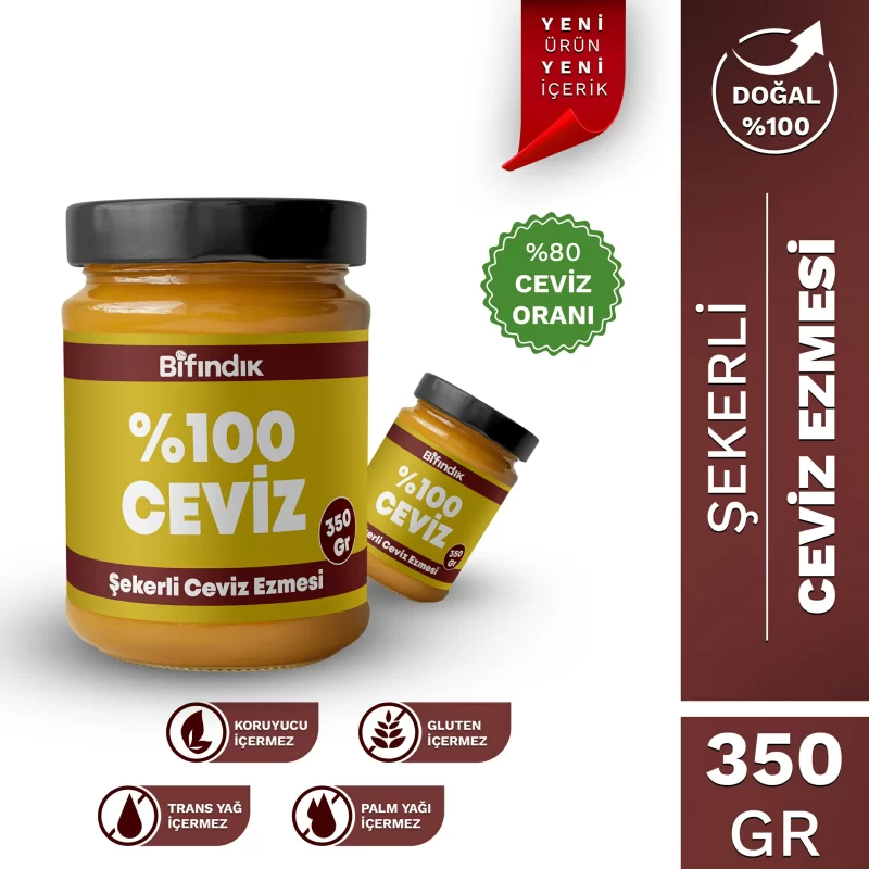 Şekerli ceviz ezmesi 350 gr