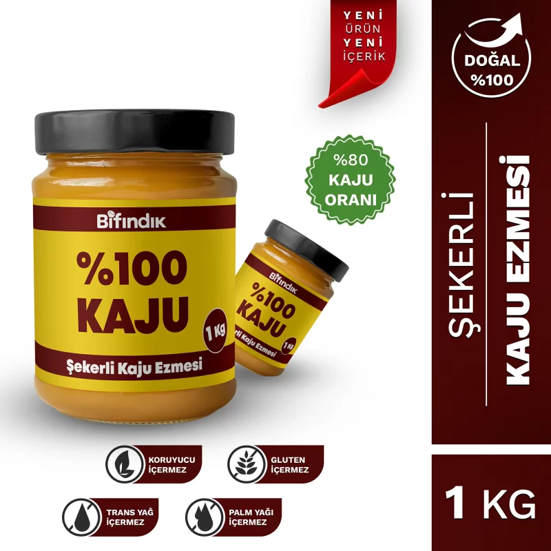 Şekerli kaju ezmesi 1 kg