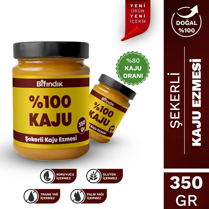 Şekerli kaju ezmesi 350 gr