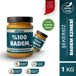 Şekersiz badem ezmesi 1 kg