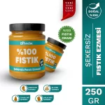 Şekersiz fıstık ezmesi 250 gr