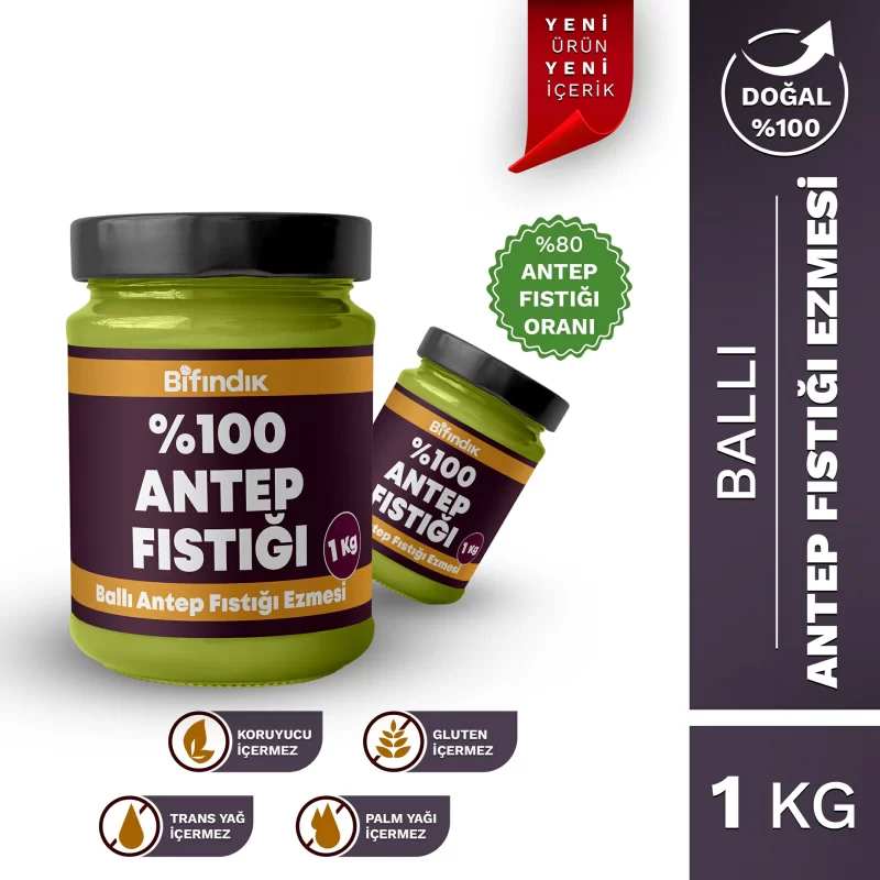 Ballı antep fıstığı ezmesi 1 kg