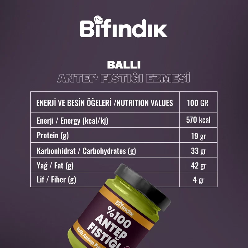 Ballı antep fıstığı ezmesi 350 gr