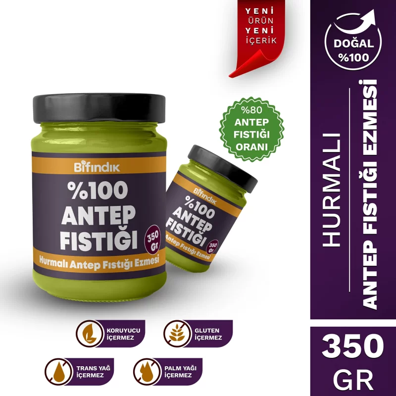 Hurmalı antep fıstığı ezmesi 350 gr