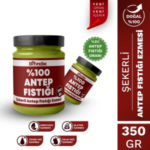 Şekerli antep fıstığı ezmesi 350 gr