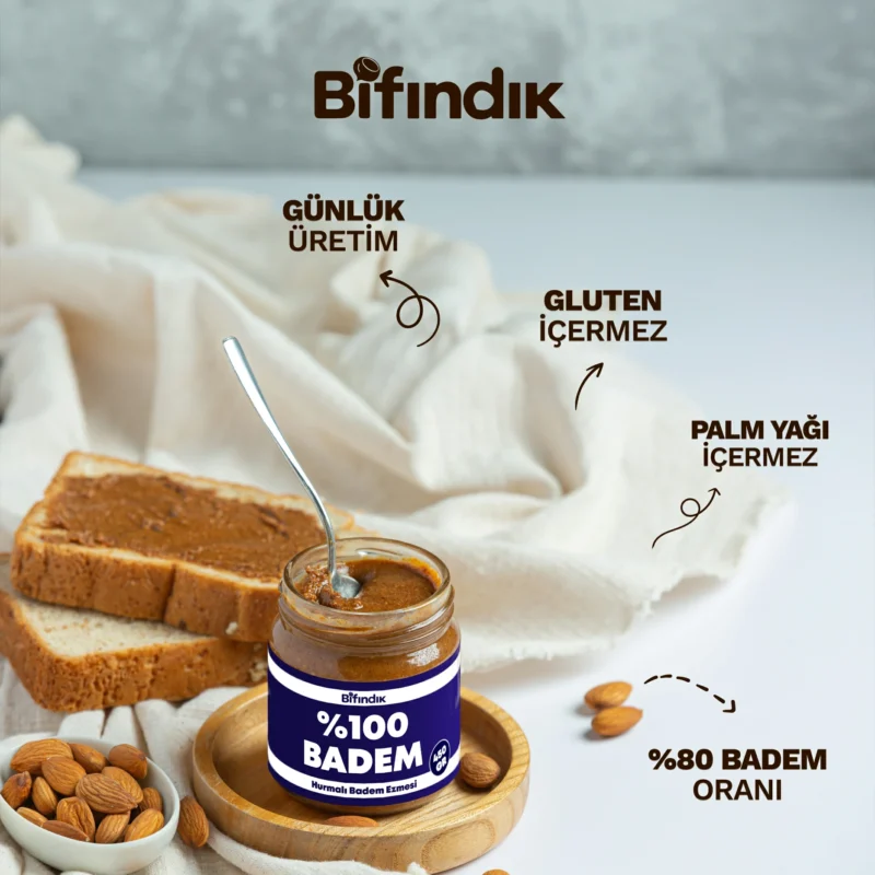 Hurmalı badem ezmesi 450 gr